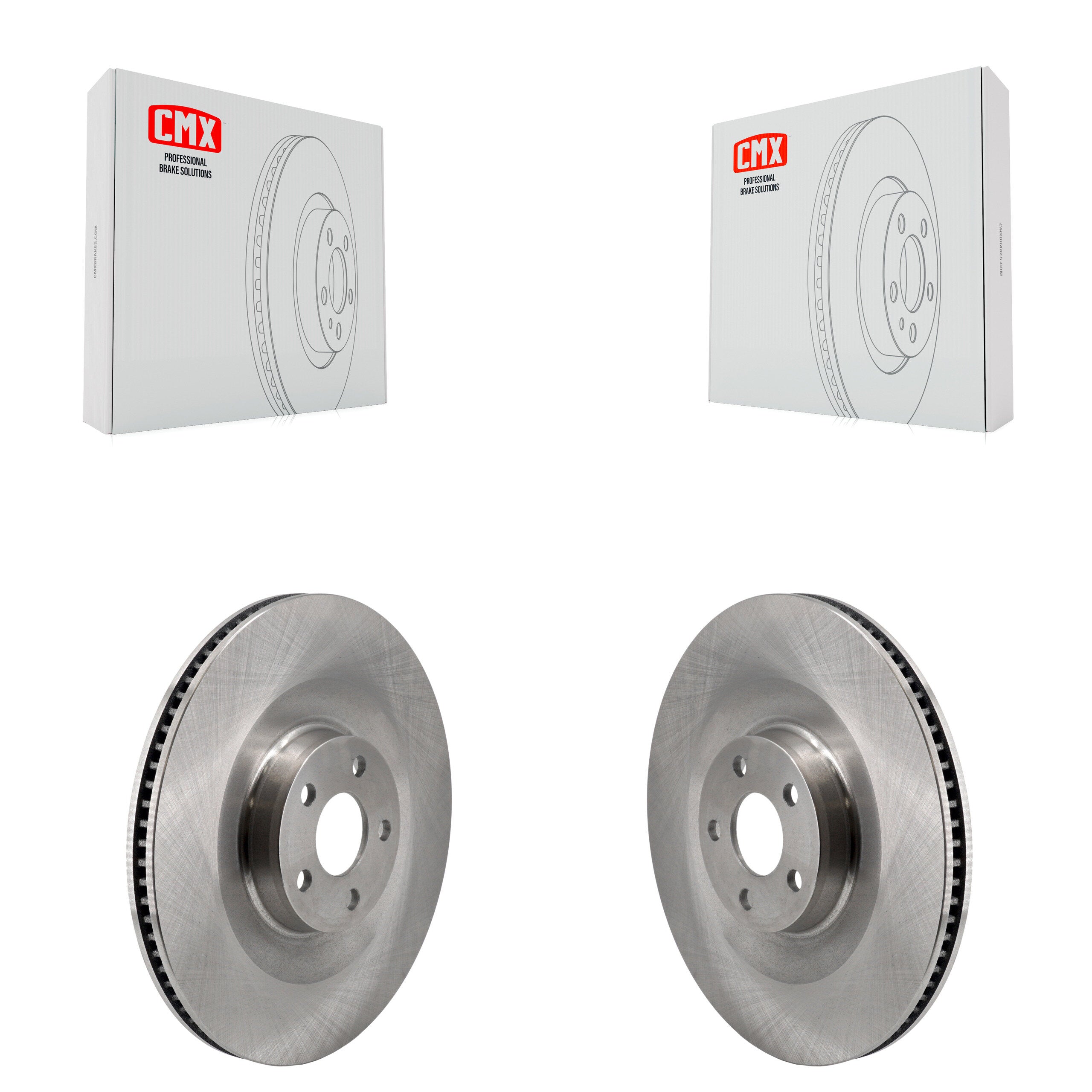 Front Disc Brake Rotors Pair For Ford Mustang Mach-E K8-102499
