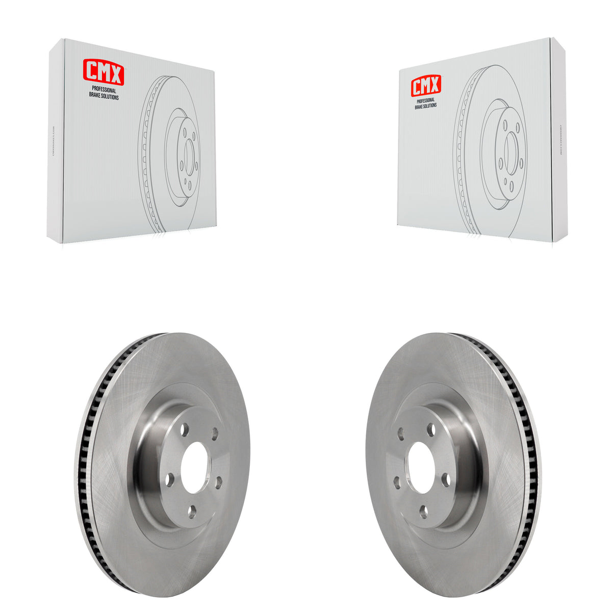 Front Disc Brake Rotors Pair For 2022-2023 Ford Maverick K8-102500