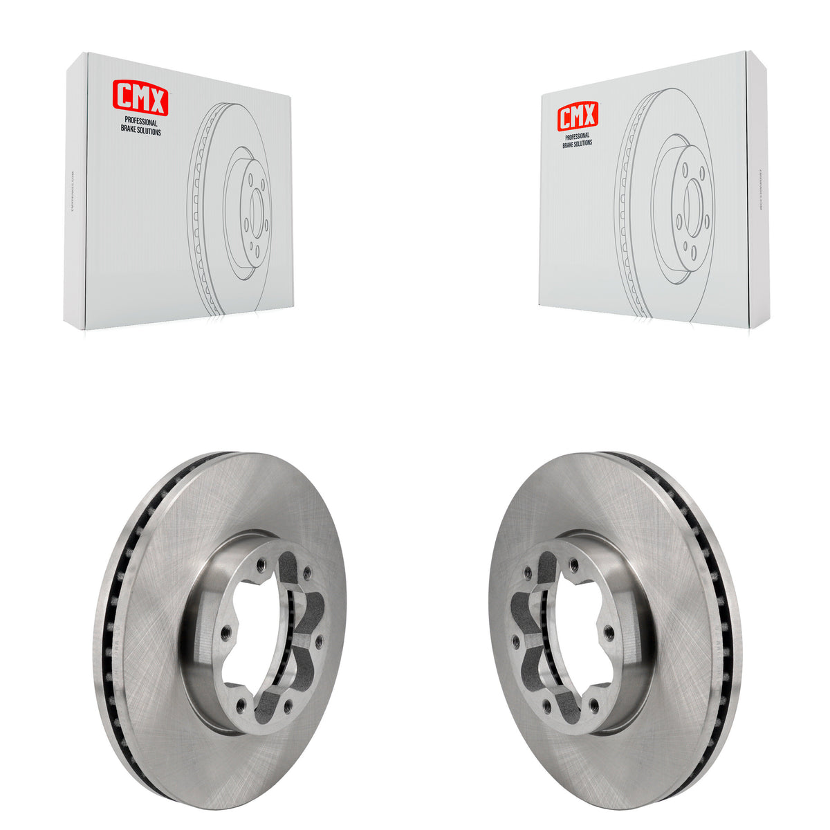 Front Disc Brake Rotors Pair For 2020-2023 Ford Transit-250 Transit-350 Transit-150 HD K8-102504