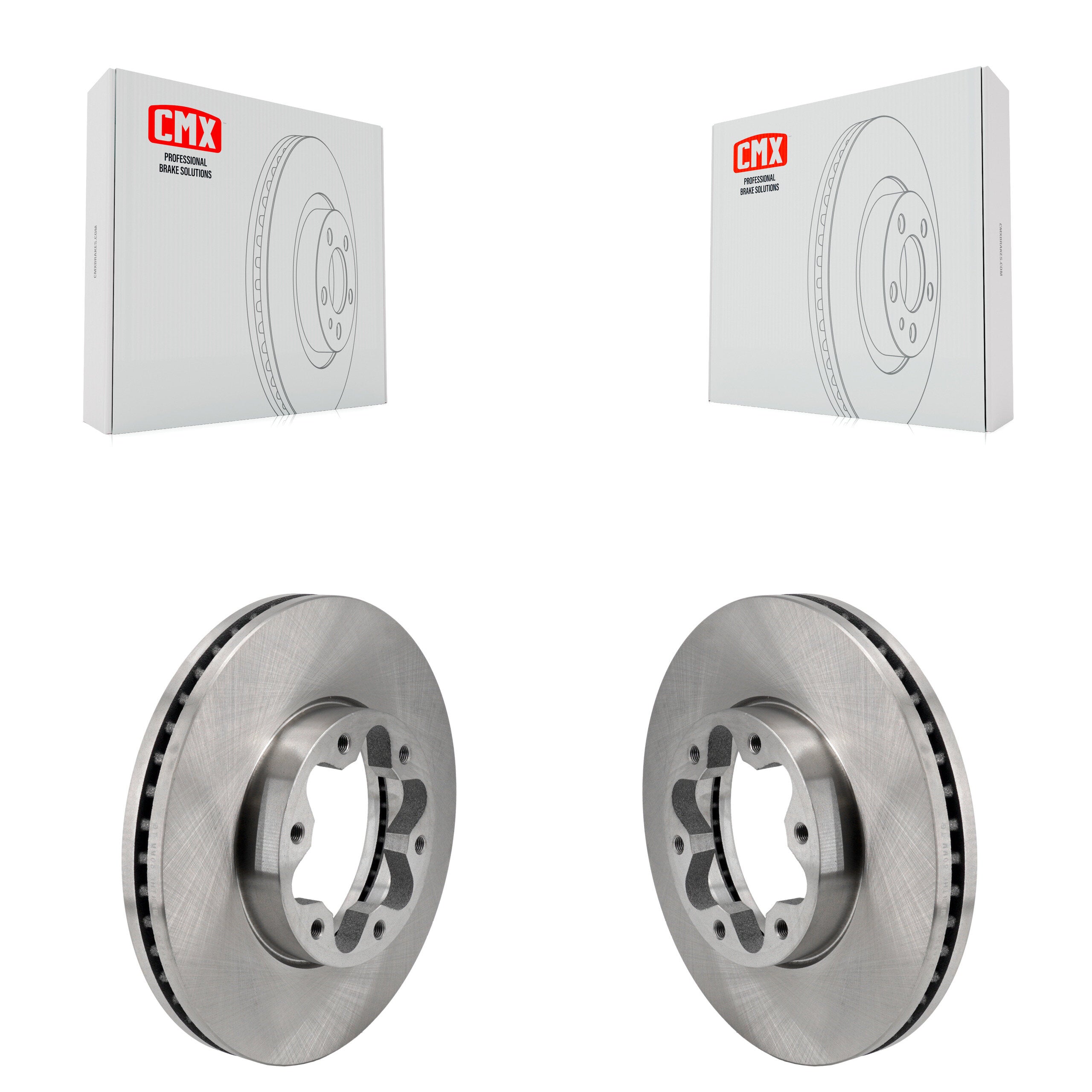 Front Disc Brake Rotors Pair For 2020-2023 Ford Transit-250 Transit-350 Transit-150 HD K8-102504