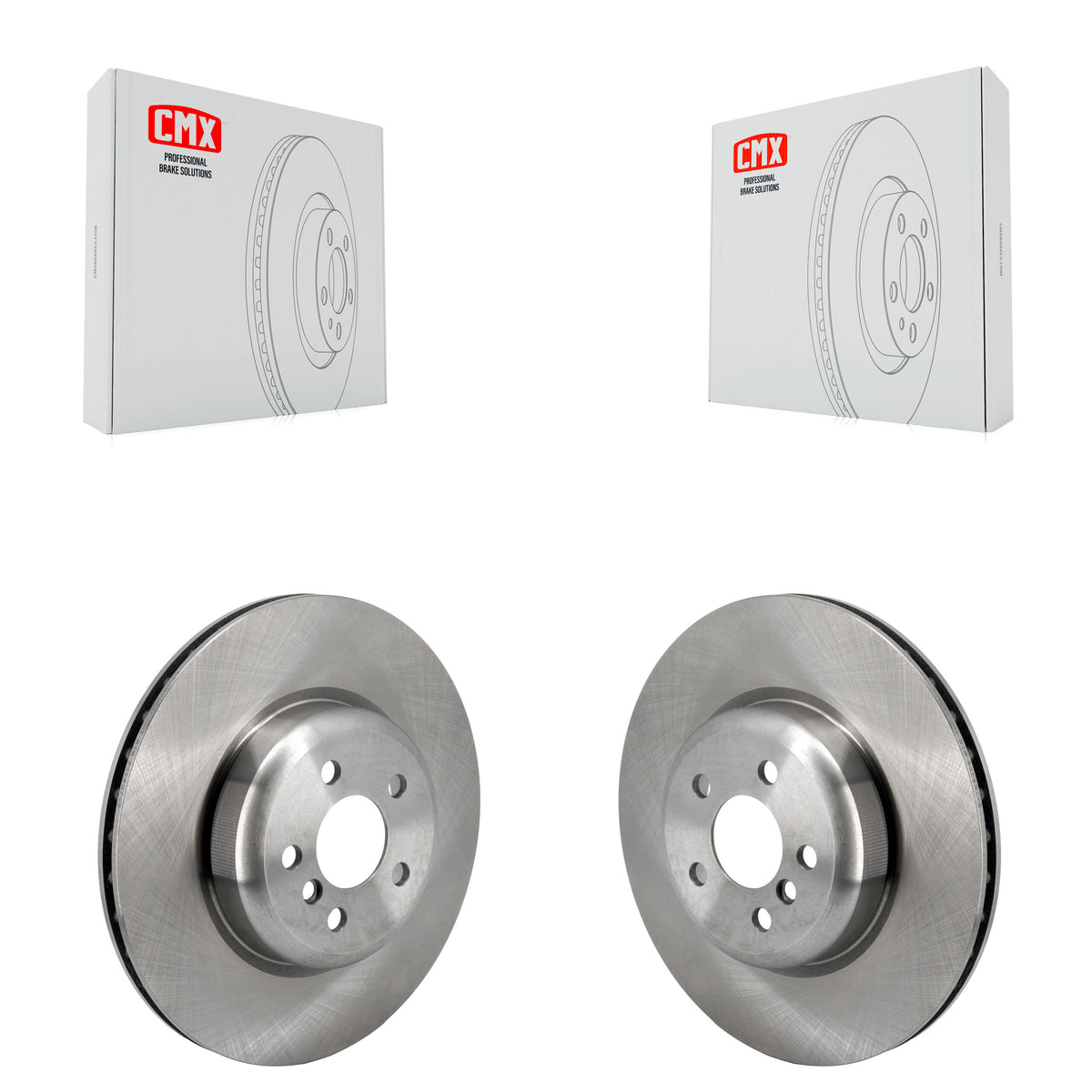 Rear Brake Rotors Pair For BMW X3 X5 330i xDrive X4 530i X7 540i M340i Toyota GR Supra X6 K8-102506