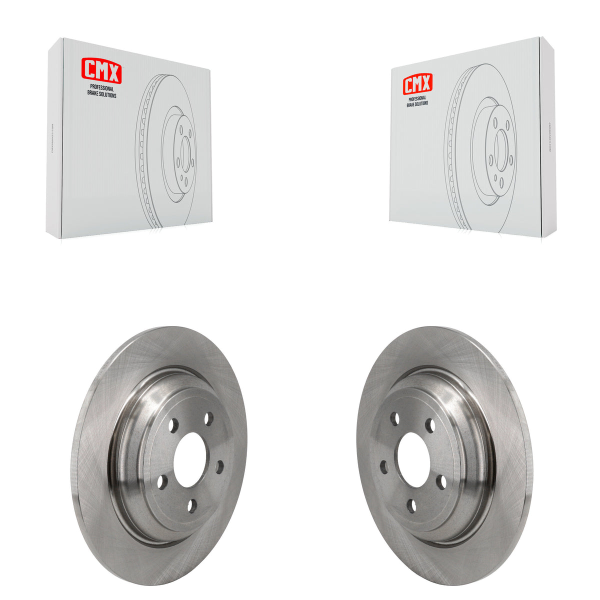 Rear Disc Brake Rotors Pair For 2022-2023 Ford Maverick K8-102509