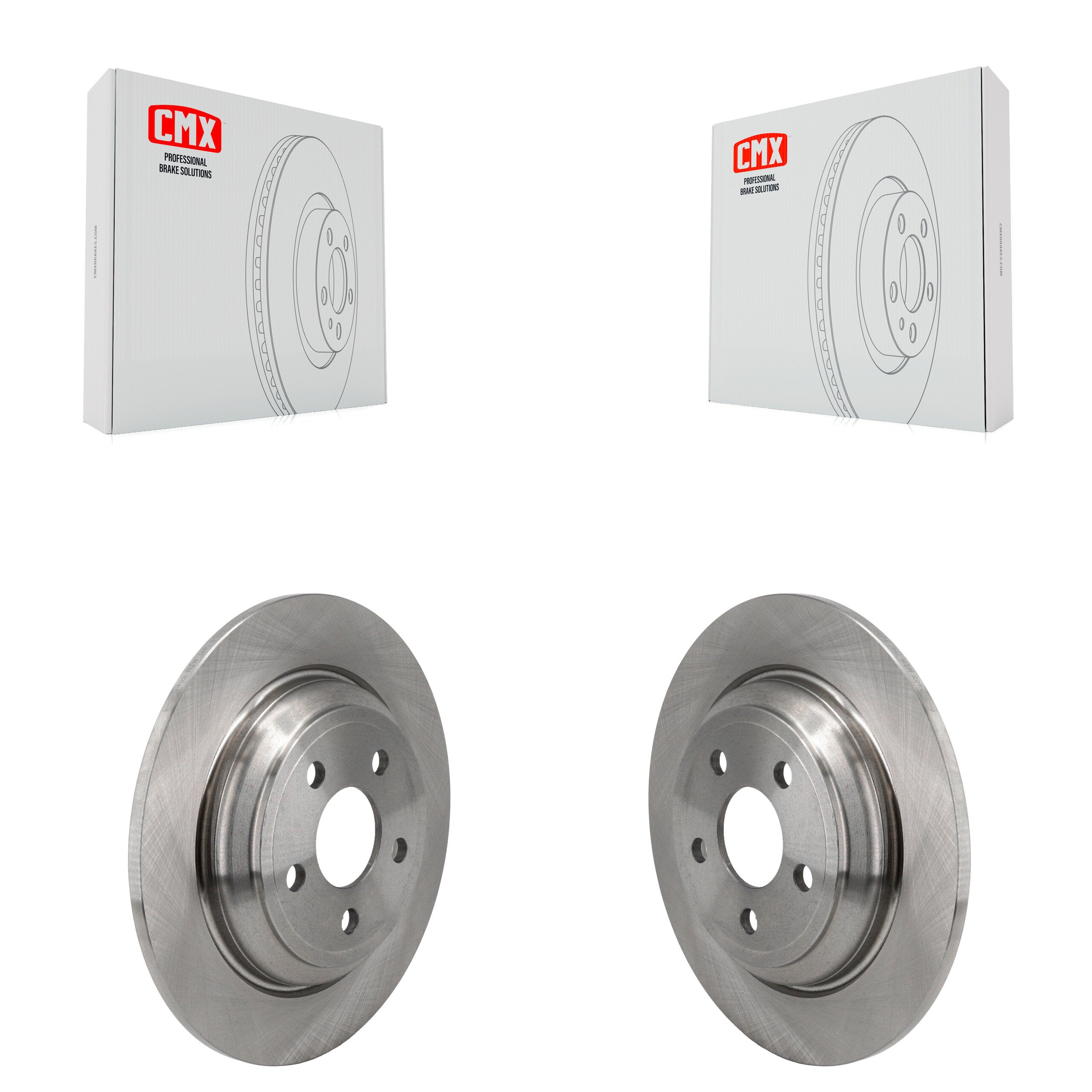 Rear Disc Brake Rotors Pair For 2022-2023 Ford Maverick K8-102509