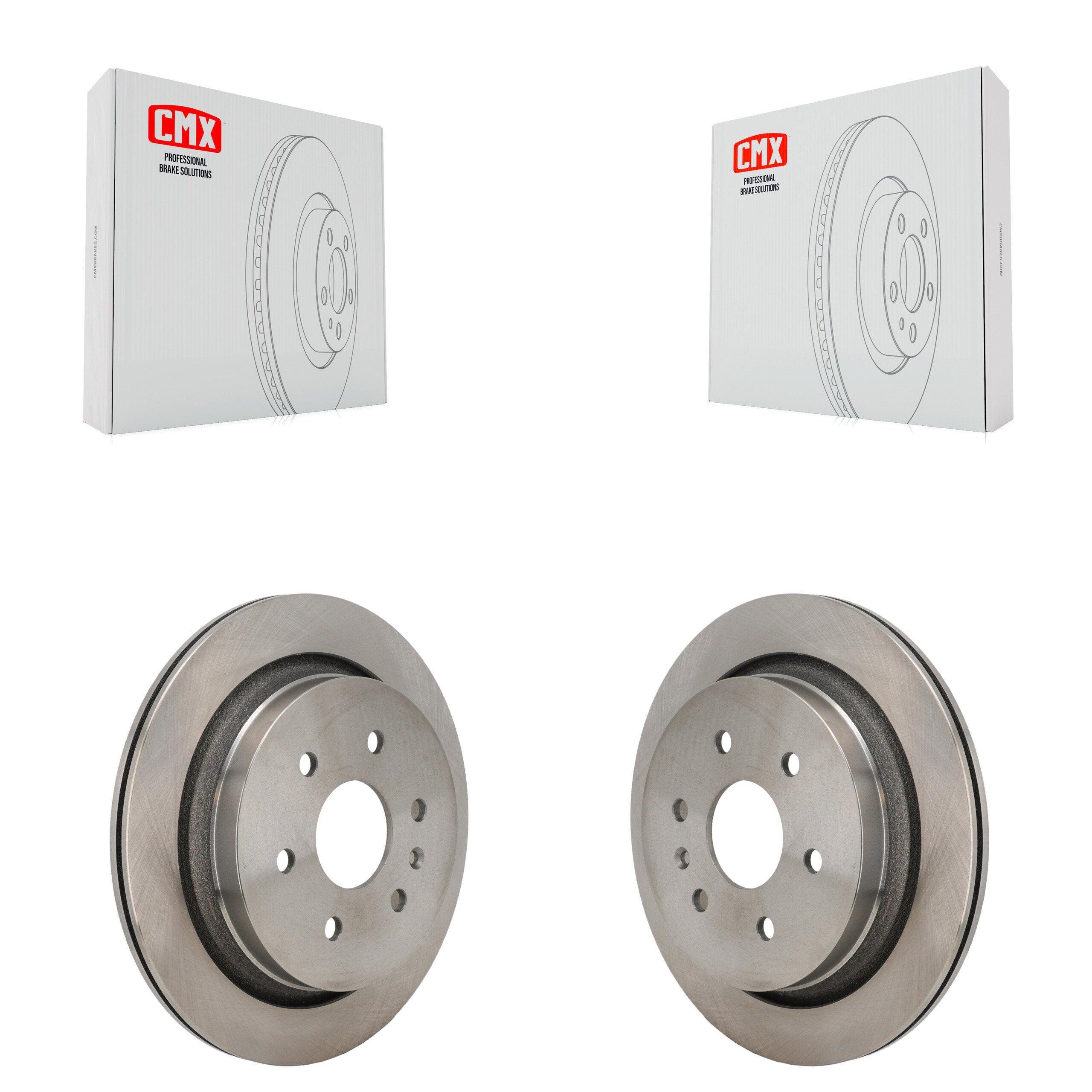 Rear Disc Brake Rotors Pair For Cadillac XTS K8-102510
