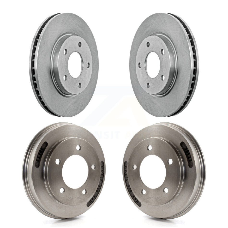 Front Rear Disc Brake Rotors Drums Kit For Mitsubishi Lancer K8-102512