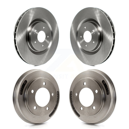 Front Rear Disc Brake Rotors Drums Kit For Mitsubishi Lancer K8-102513