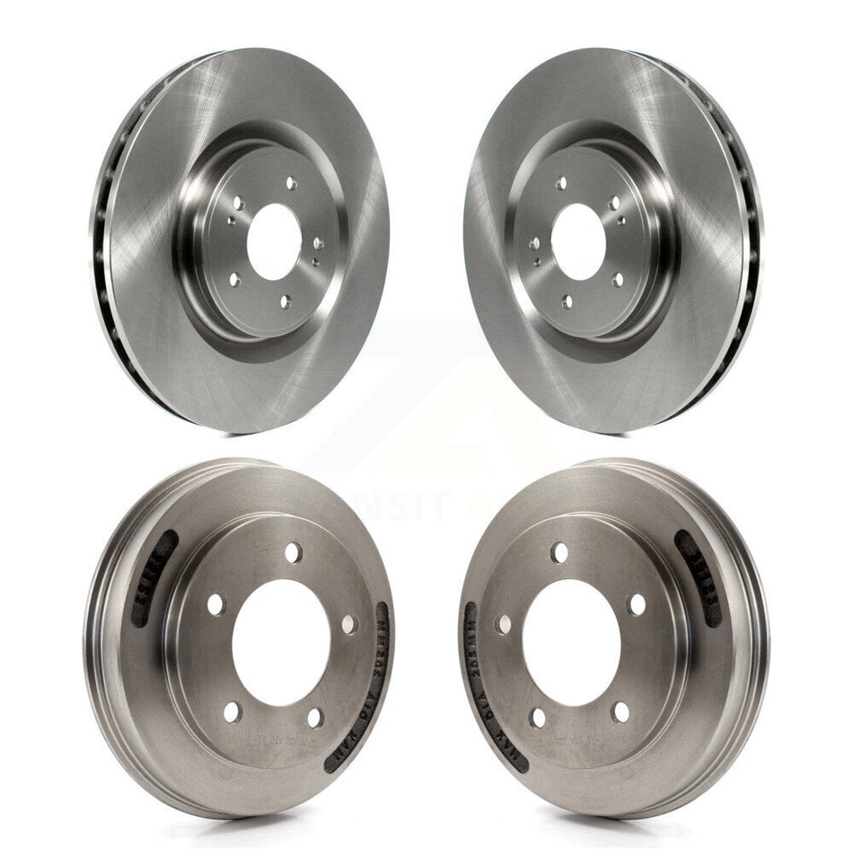 Front Rear Disc Brake Rotors Drums Kit For Mitsubishi Lancer K8-102513