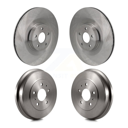 Front Rear Disc Brake Rotors Drums Kit For 2016-2018 Ford Focus RS K8-102518
