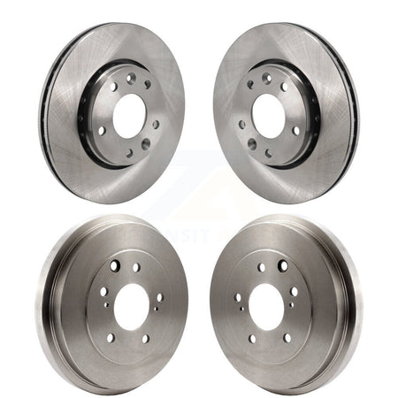 Front Rear Disc Brake Rotors Drums Kit For 2020-2022 Nissan Sentra K8-102519