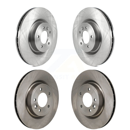 Front Rear Disc Brake Rotors Kit For 2020 Land Rover Range With 363mm Diameter Rotor K8-102533