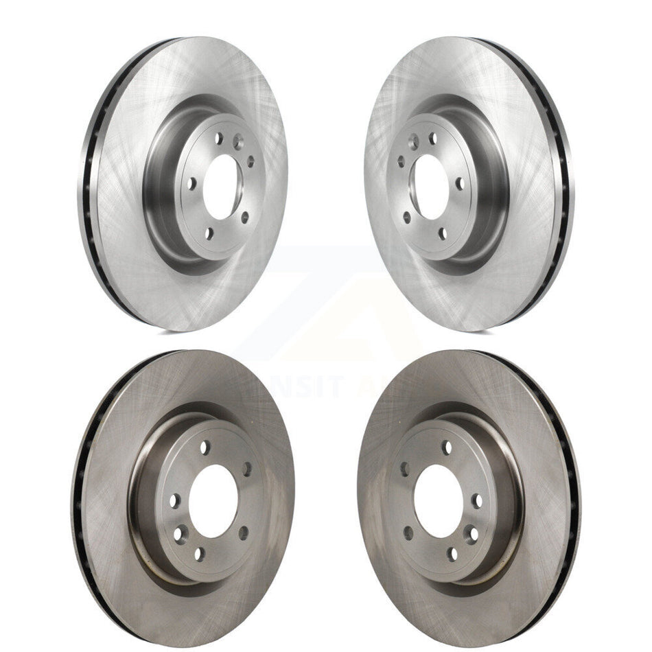 Front Rear Disc Brake Rotors Kit For 2020 Land Rover Range With 363mm Diameter Rotor K8-102533