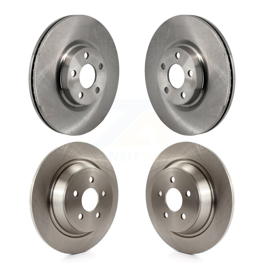 Front Rear Disc Brake Rotors Kit For 2017-2020 Lincoln MKZ 2.0L K8-102537