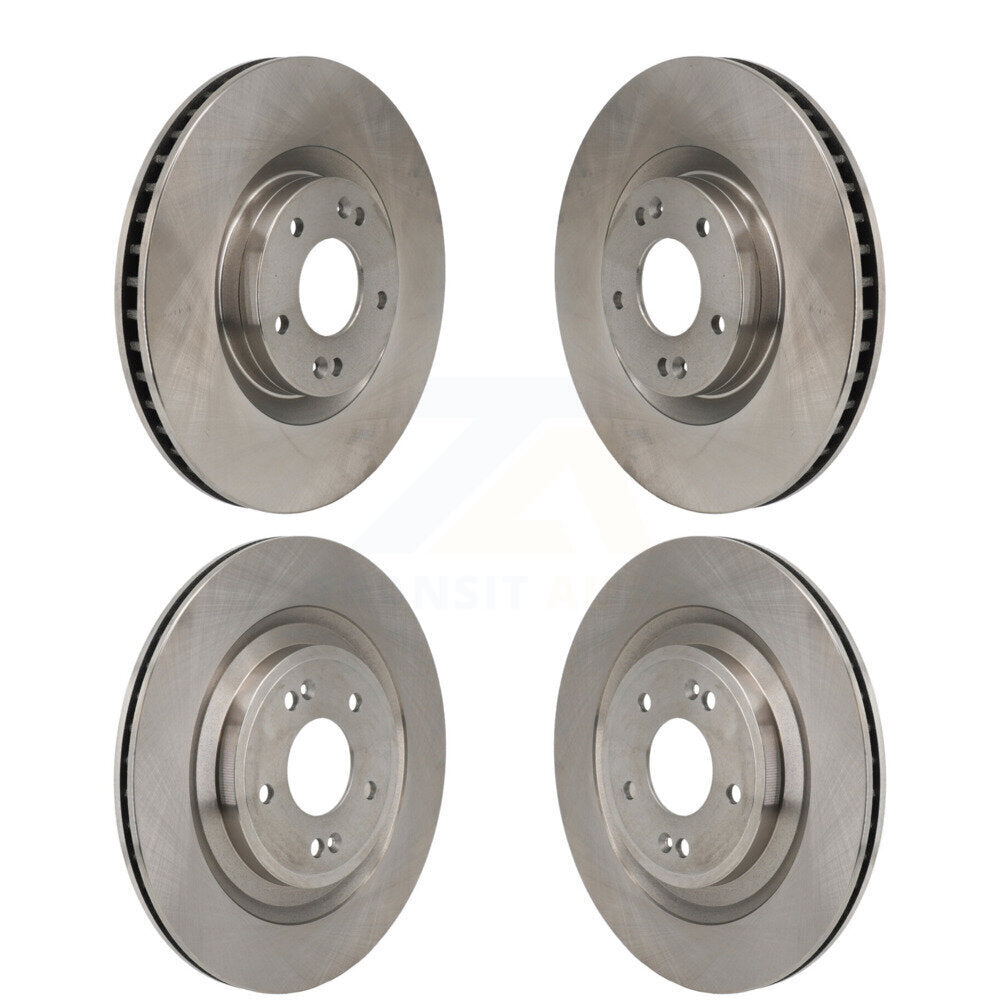 Front Rear Disc Brake Rotors Kit For Hyundai Santa Fe Kia Sorento K8-102546
