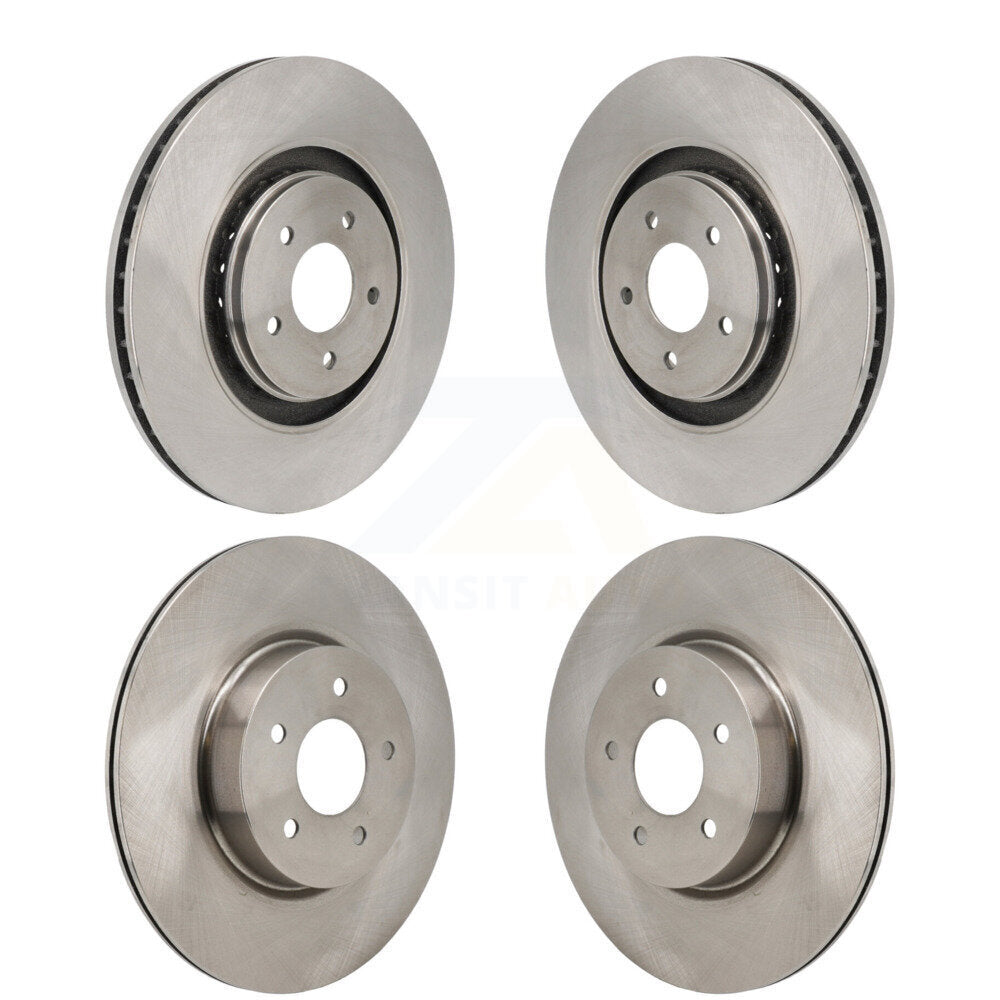 Front Rear Brake Rotors Kit For Mitsubishi Outlander Nissan Pathfinder INFINITI QX60 ARIYA K8-102547
