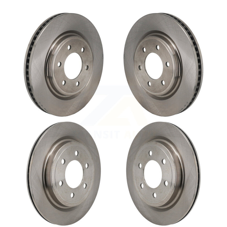 Front Rear Disc Brake Rotors Kit For Ford F-150 Expedition Lincoln Navigator K8-102552