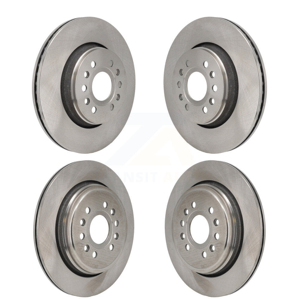 Front Rear Disc Brake Rotors Kit For Ram 1500 Jeep Wagoneer Grand L K8-102557