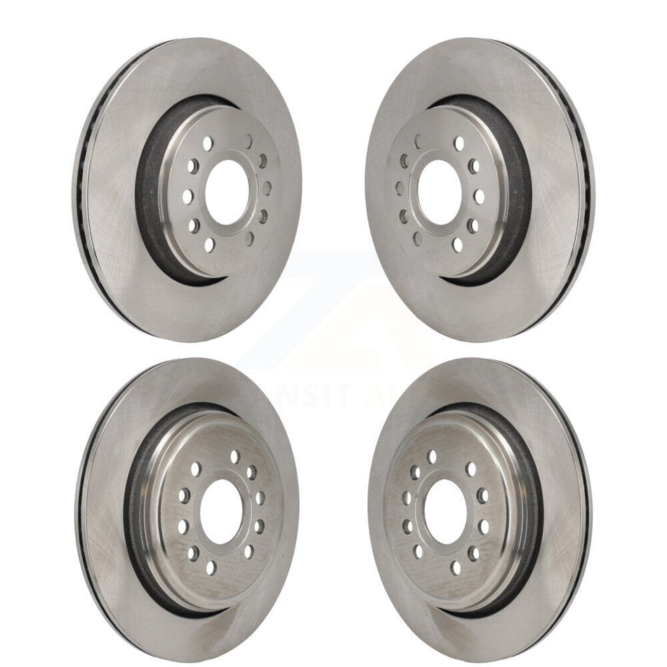 Front Rear Disc Brake Rotors Kit For Ram 1500 Jeep Wagoneer Grand L K8-102557