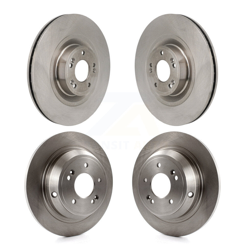Front Rear Disc Brake Rotors Kit For Hyundai Genesis G80 5.0L K8-102559