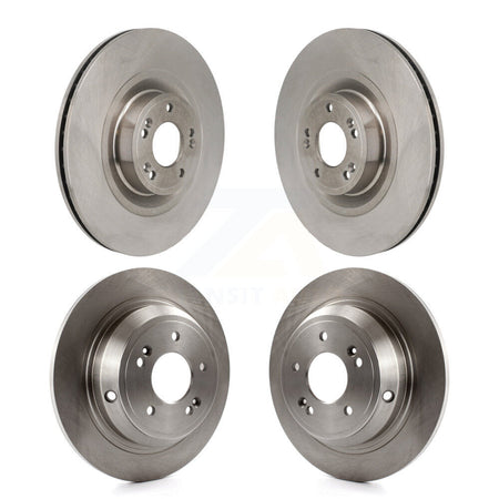 Front Rear Disc Brake Rotors Kit For Hyundai Genesis G80 5.0L K8-102559