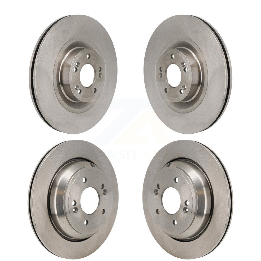 Front Rear Disc Brake Rotors Kit For Hyundai Equus Kia K900 K8-102560