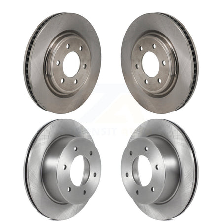 Front Rear Disc Brake Rotors Kit For 2022-2024 Ford Bronco 3.0L K8-102581