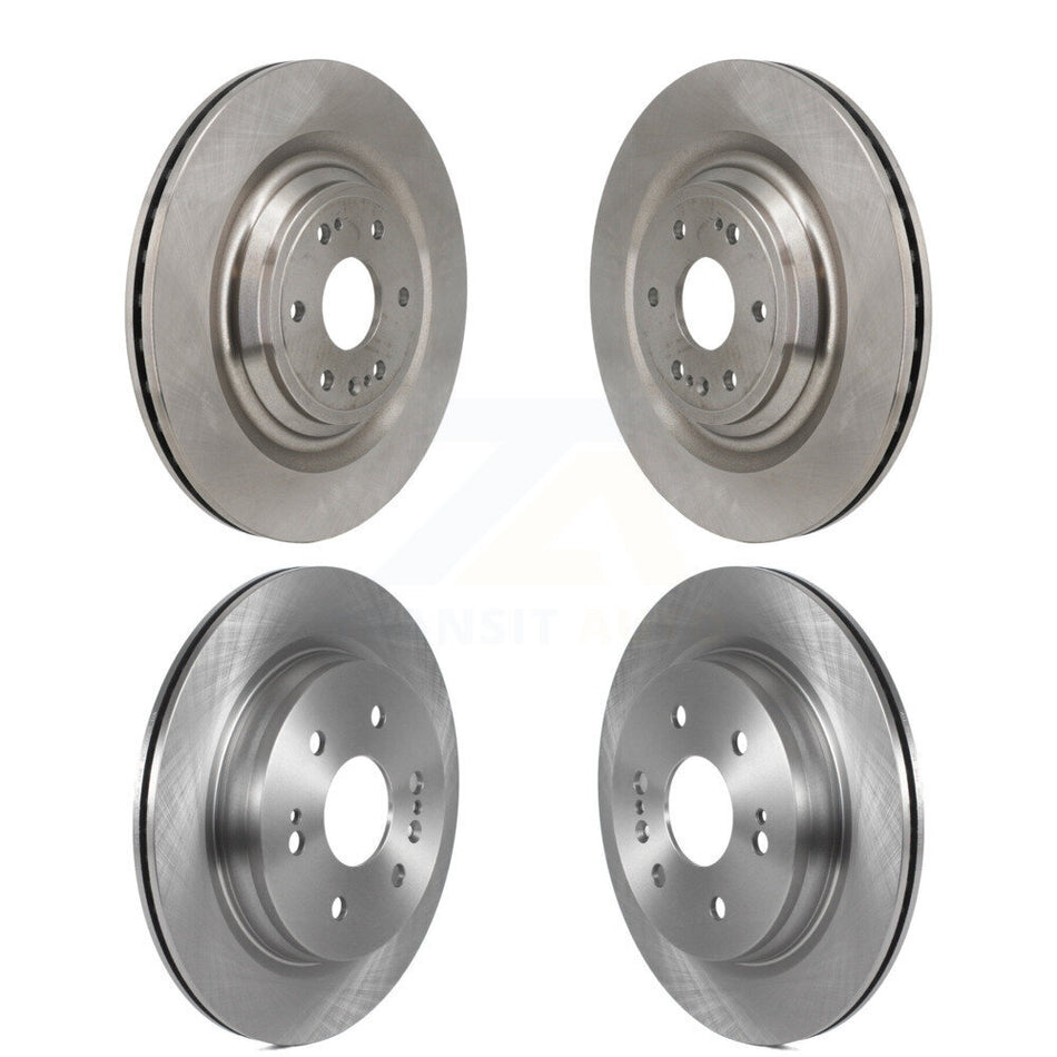 Front Rear Brake Rotors Kit For GMC Sierra 1500 Chevrolet Silverado Tahoe Limited Cadillac K8-102582