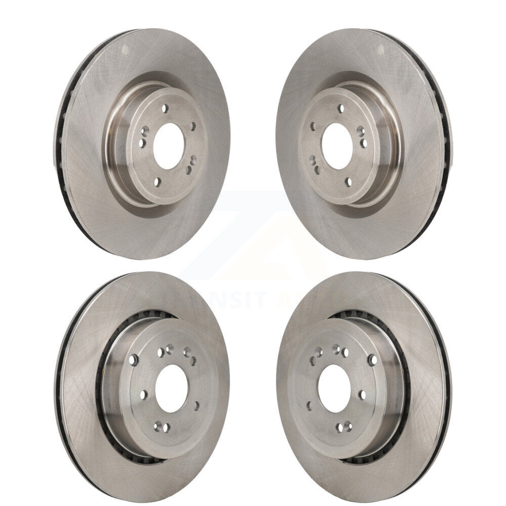 Front Rear Disc Brake Rotors Kit For Kia Stinger Genesis G70 K8-102584