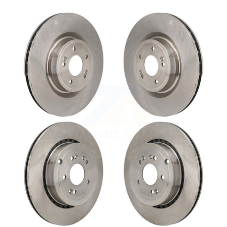 Front Rear Disc Brake Rotors Kit For Kia Stinger Genesis G70 K8-102584