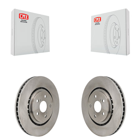 Front Brake Rotors Pair For Toyota Sienna RAV4 Prime bZ4X Subaru Solterra Lexus NX450h+ K8-102588