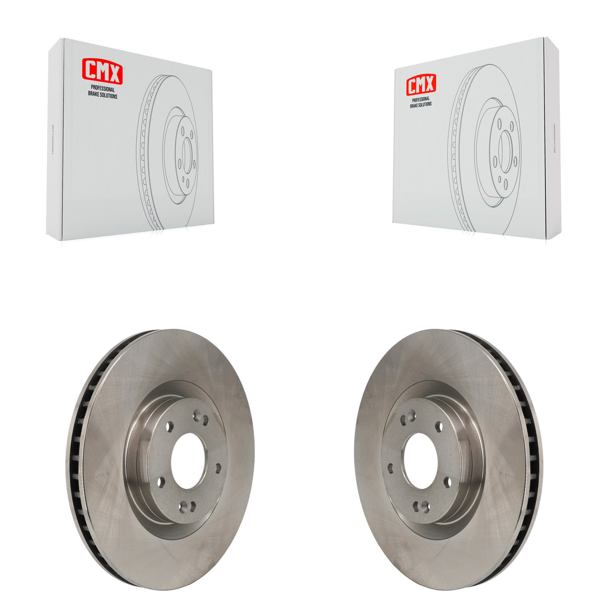 Front Disc Brake Rotors Pair For Hyundai Santa Fe Kia Sorento Cruz K8-102590