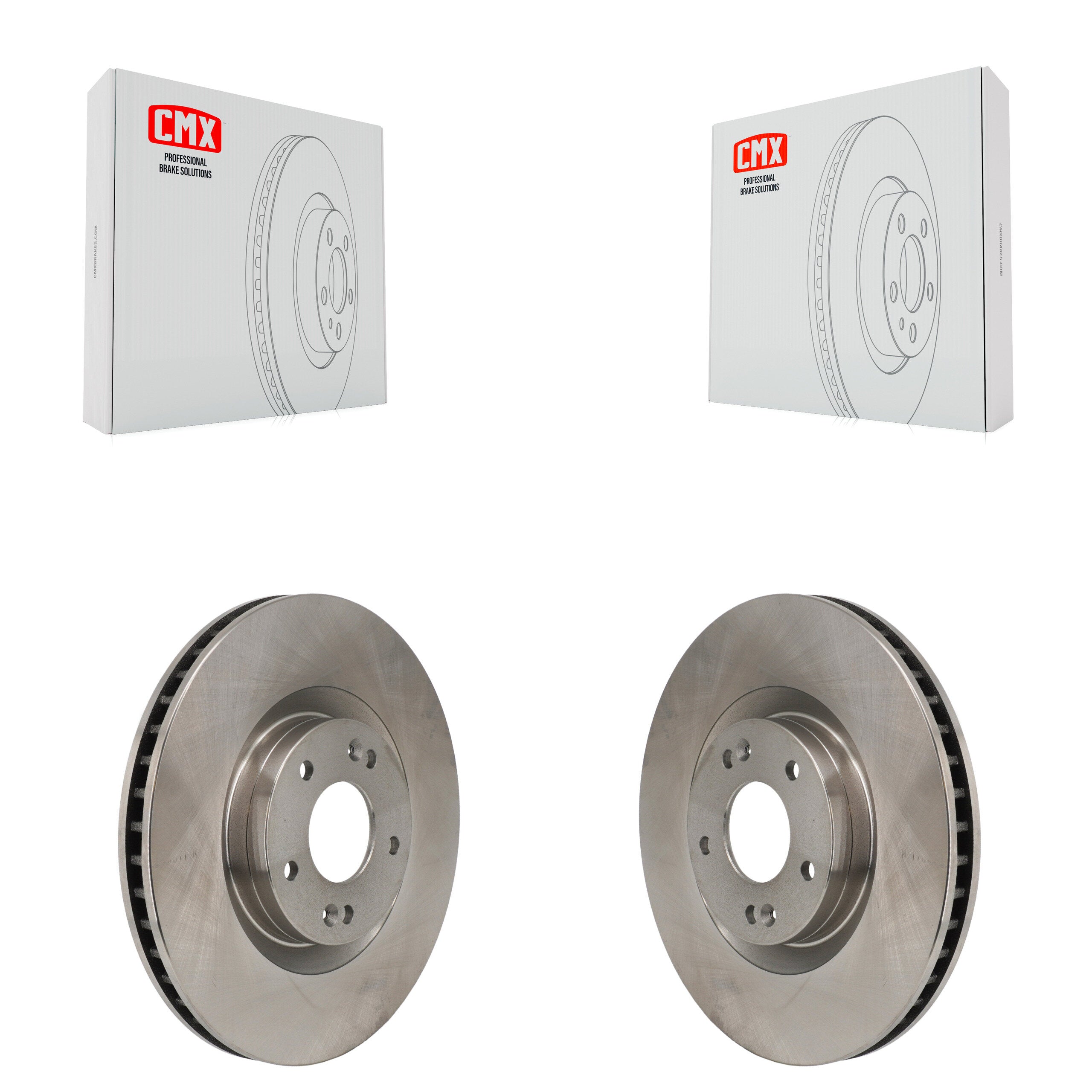 Front Disc Brake Rotors Pair For Hyundai Santa Fe Kia Sorento Cruz K8-102590