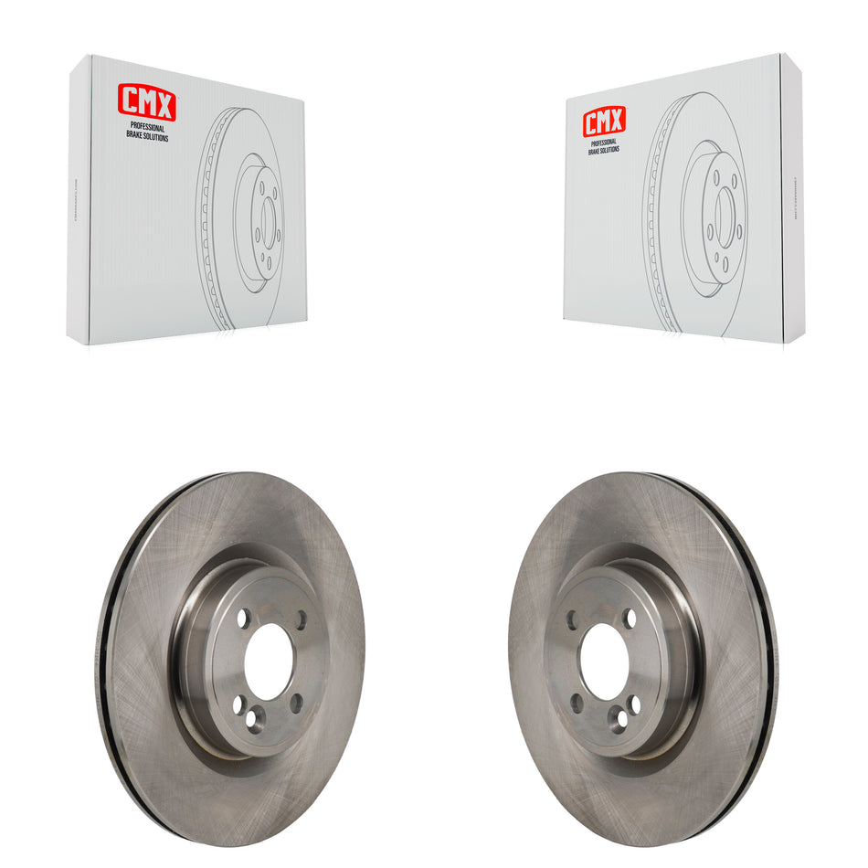 Front Disc Brake Rotors Pair For 2009-2015 Mini Cooper With 316mm Diameter Rotor K8-102591