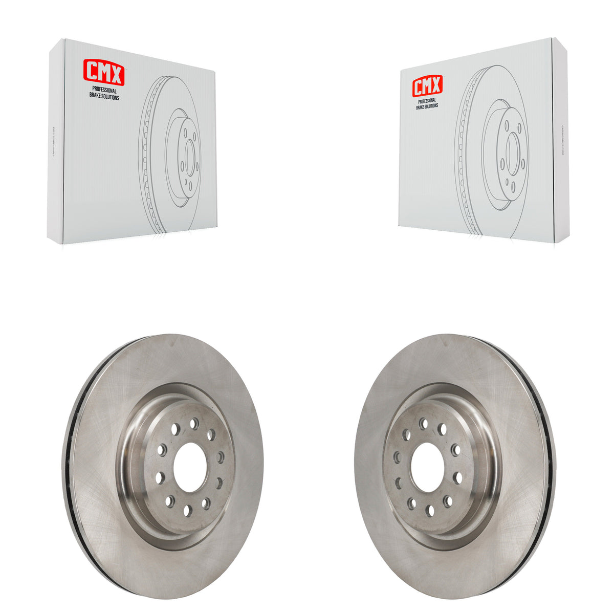 Front Brake Rotor Pair For 2022-2024 Jeep Grand Cherokee L With 390mm Diameter K8-102597