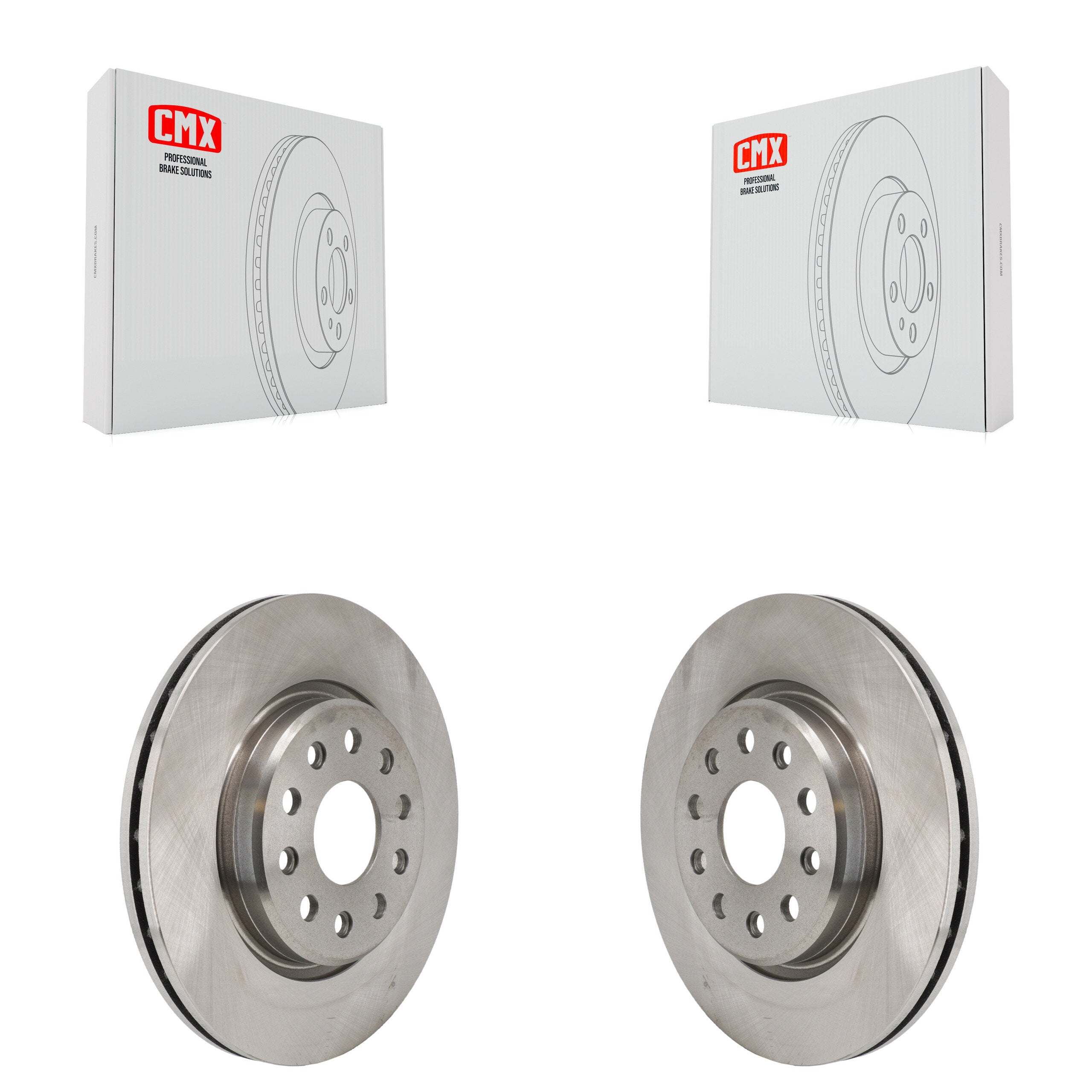 Front Disc Brake Rotors Pair For Jeep Grand Cherokee L With 354mm Diameter Rotor K8-102598