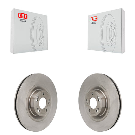 Front Disc Brake Rotors Pair For Hyundai Genesis Equus G80 Kia K900 K8-102606