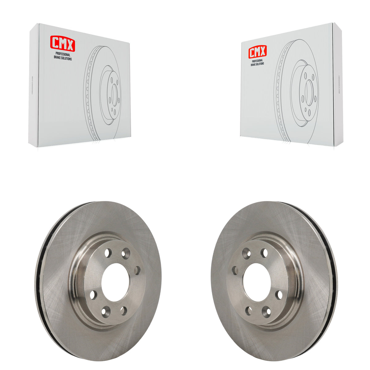 Front Disc Brake Rotors Pair For Smart Fortwo EQ fortwo Forfour K8-102607