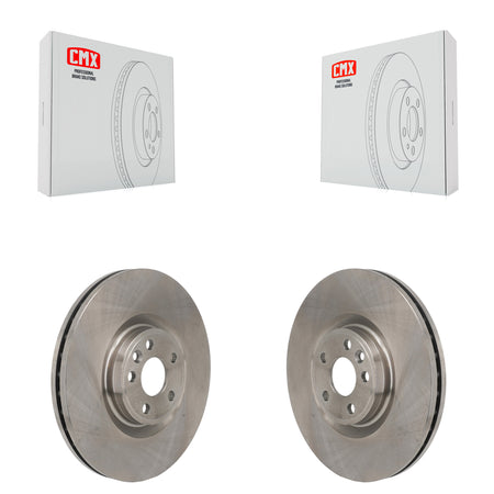 Front Disc Brake Rotors Pair For Land Rover Discovery Sport Range Evoque Jaguar E-Pace K8-102610