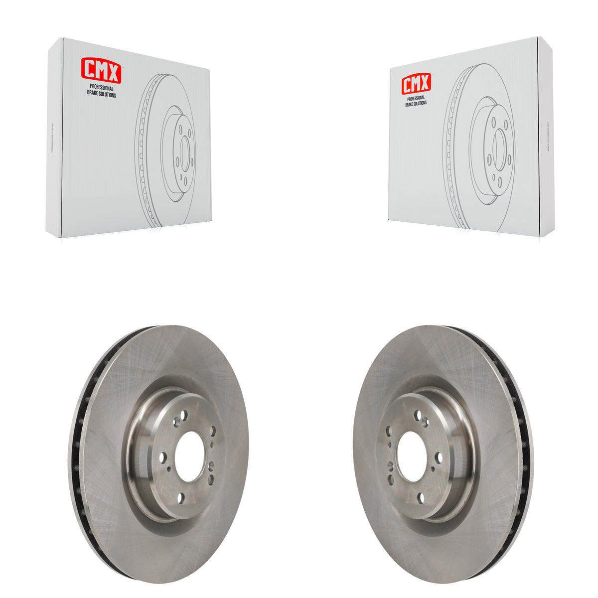 Front Disc Brake Rotors Pair For Acura MDX TLX 3.0L K8-102614