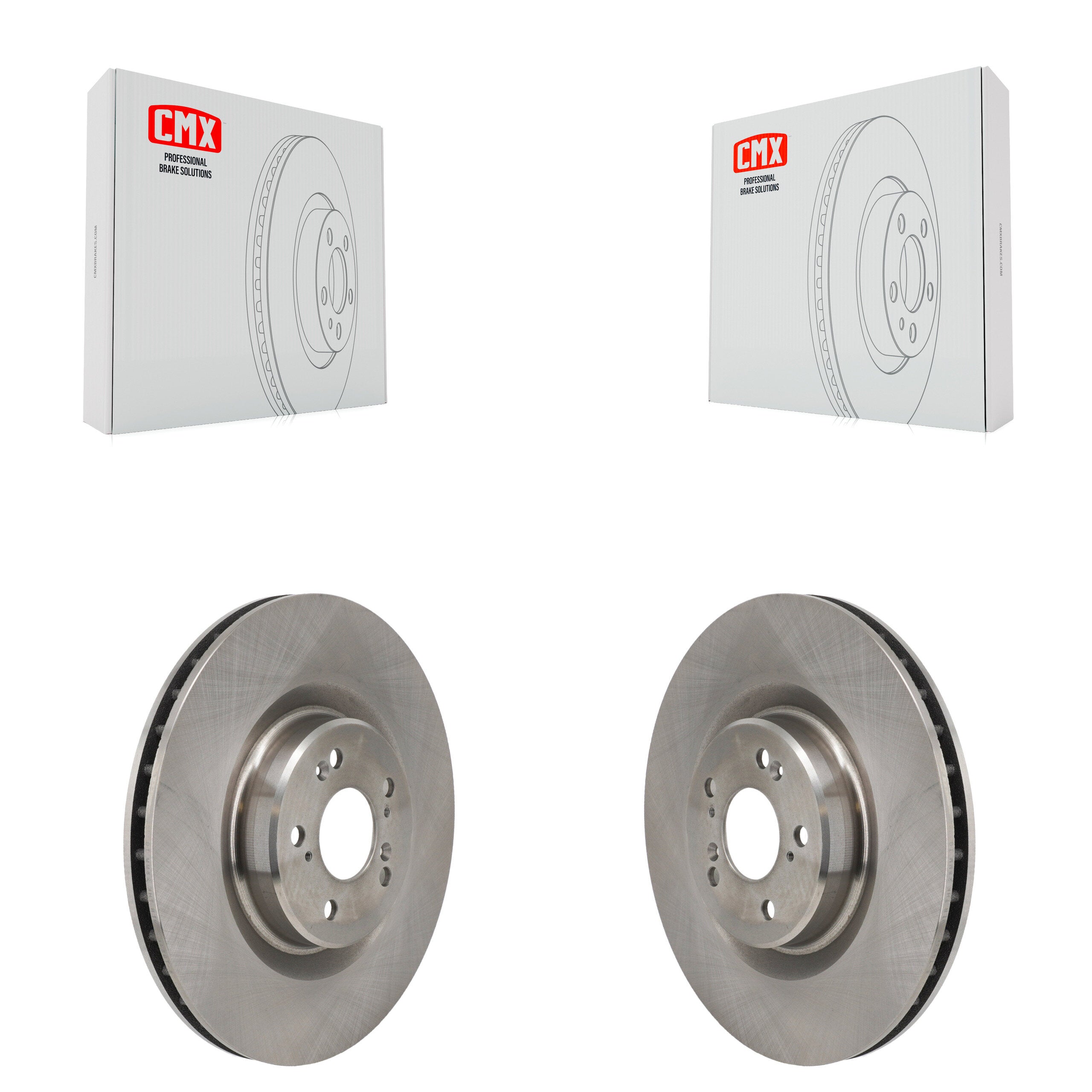 Front Disc Brake Rotors Pair For Acura MDX TLX 3.0L K8-102614