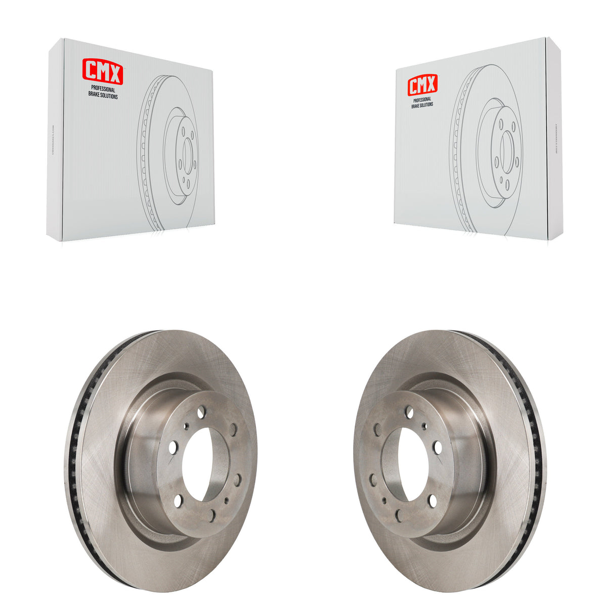 Front Disc Brake Rotors Pair For Toyota Tundra Lexus LX600 Sequoia K8-102616