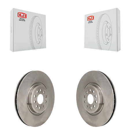 Front Disc Brake Rotors Pair For Volkswagen ID.4 Audi Q4 e-tron Sportback K8-102619