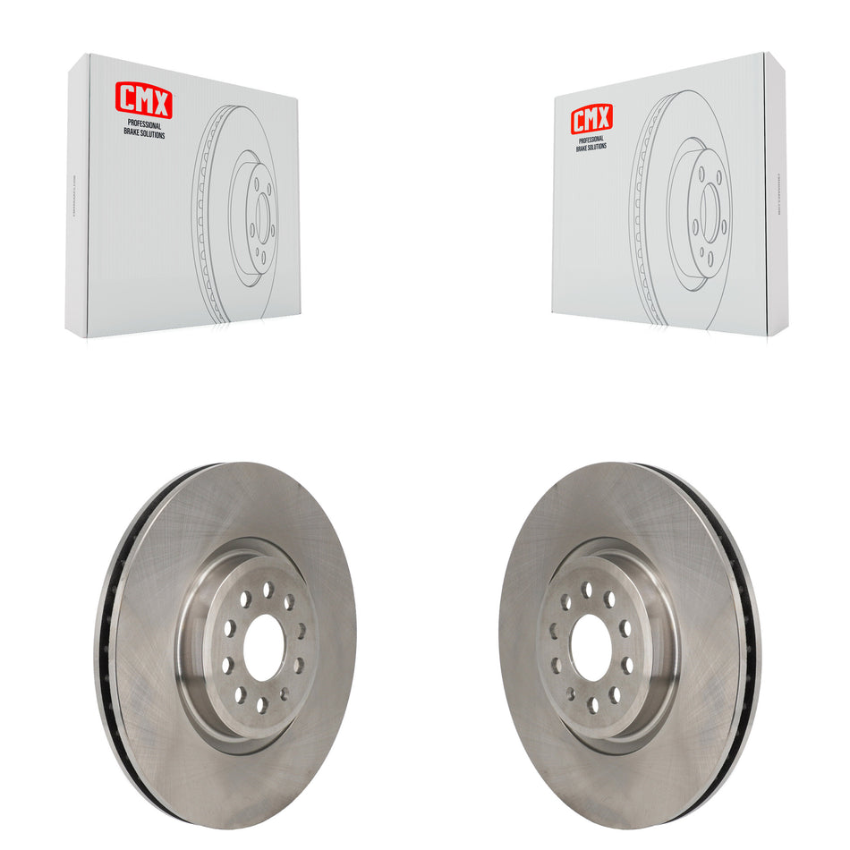 Front Disc Brake Rotors Pair For Volkswagen ID.4 Audi Q4 e-tron Sportback K8-102619