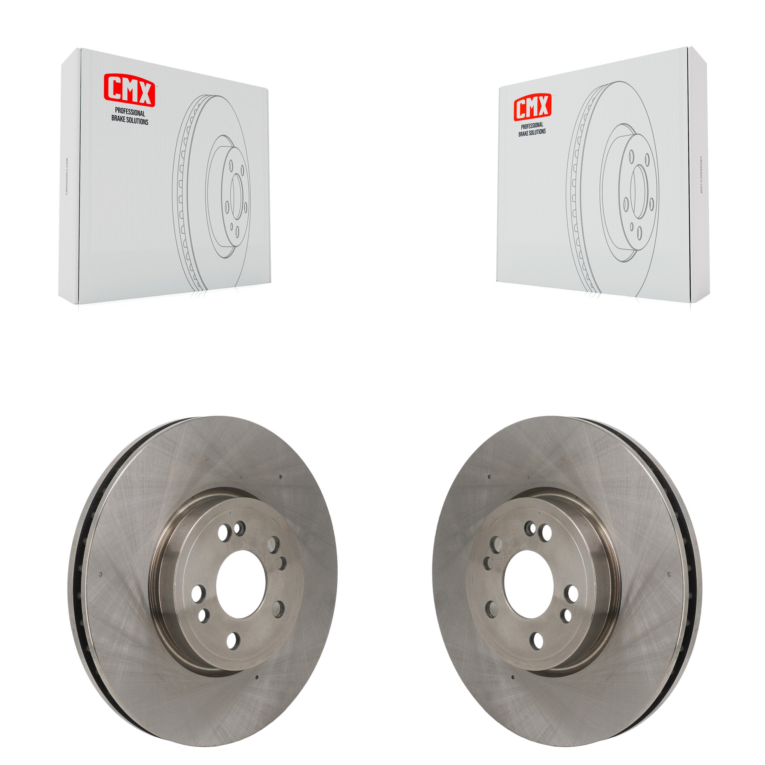 Front Brake Rotors Pair For 2020-2023 Mercedes-Benz GLE350 With 330mm Diameter Rotor K8-102622