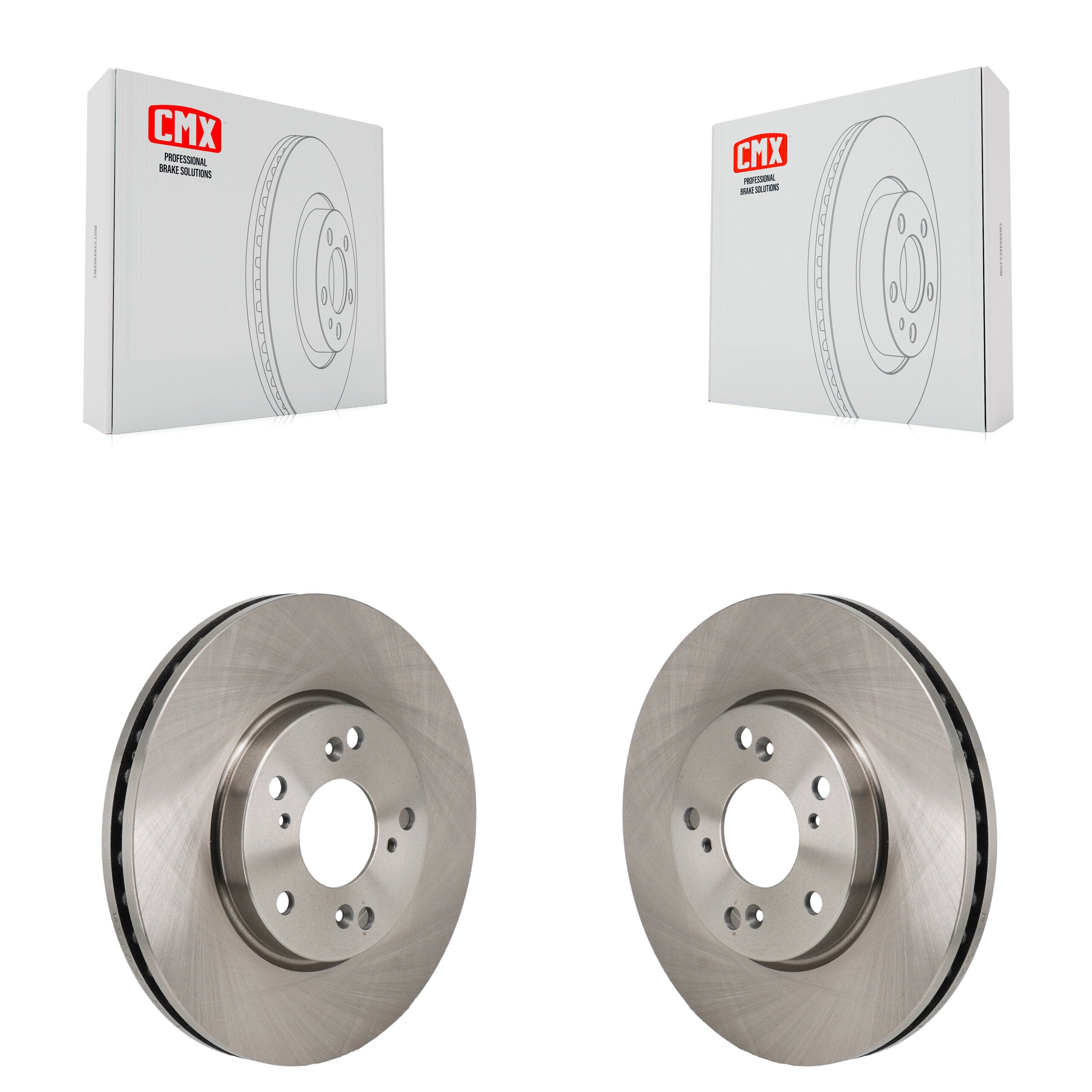 Front Disc Brake Rotors Pair For 2017-2021 Honda Clarity K8-102623