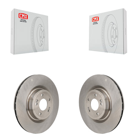 Front Disc Brake Rotors Pair For Genesis G70 Kia Stinger K8-102624