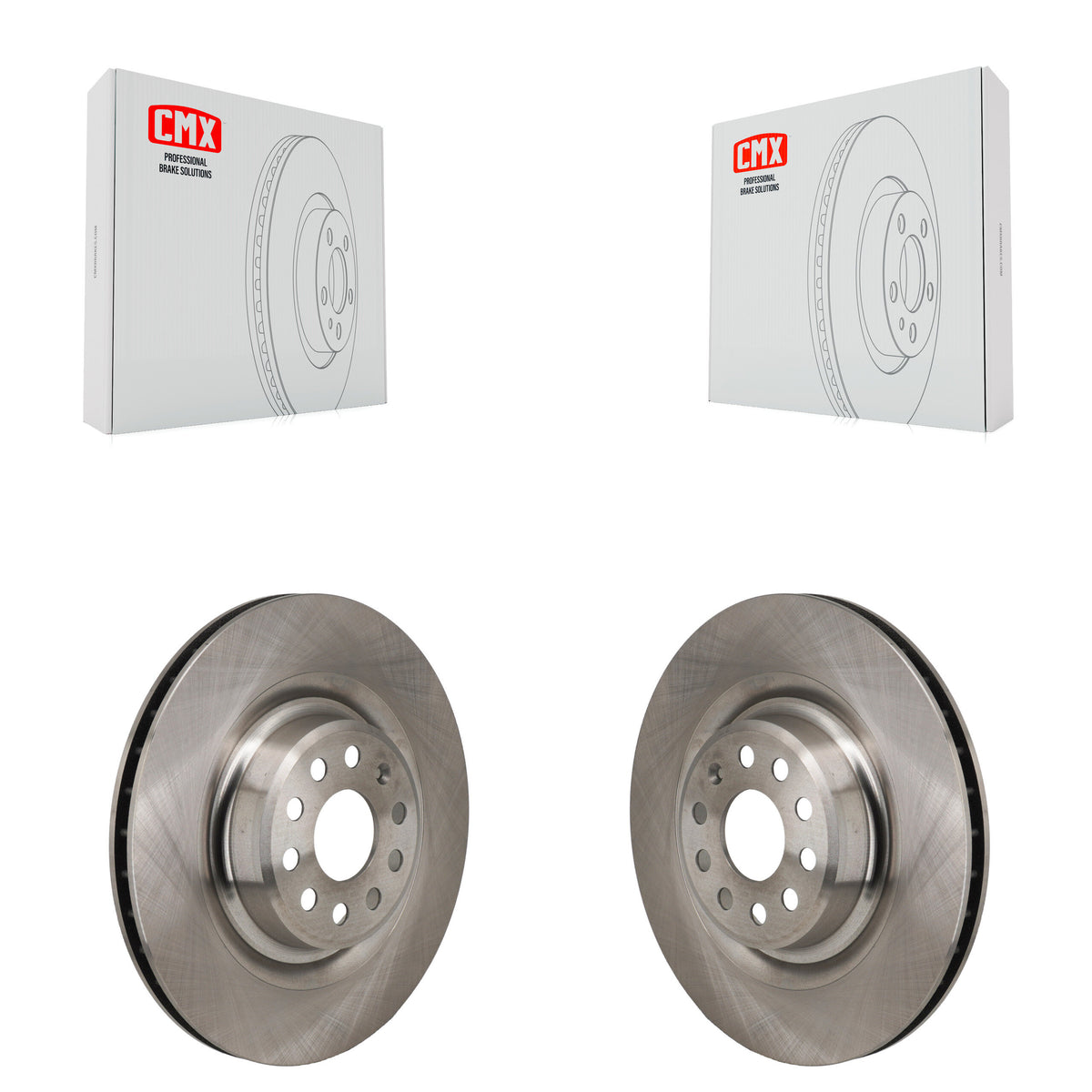 Rear Disc Brake Rotors Pair For Tesla S K8-102632