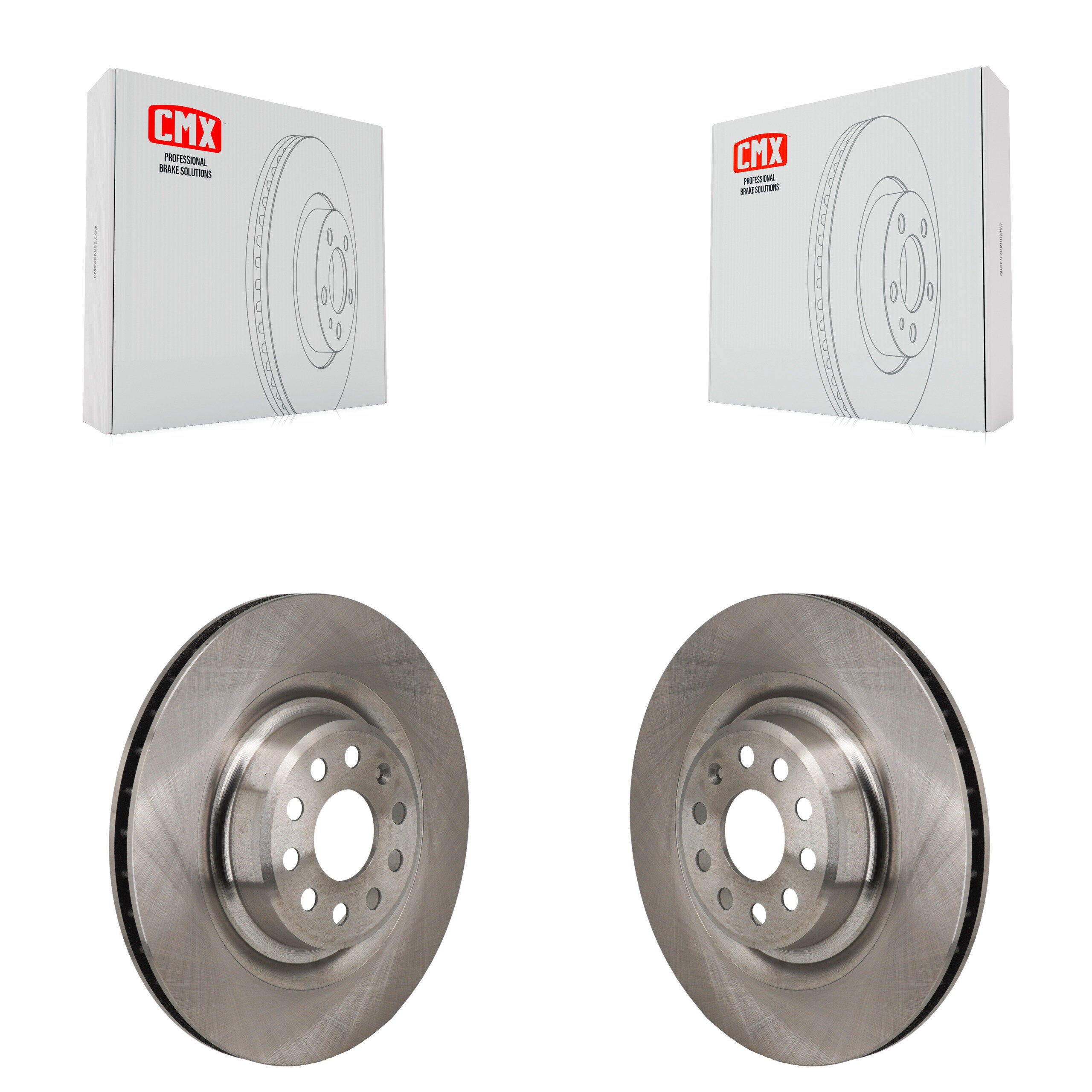 Rear Disc Brake Rotors Pair For Tesla S K8-102632