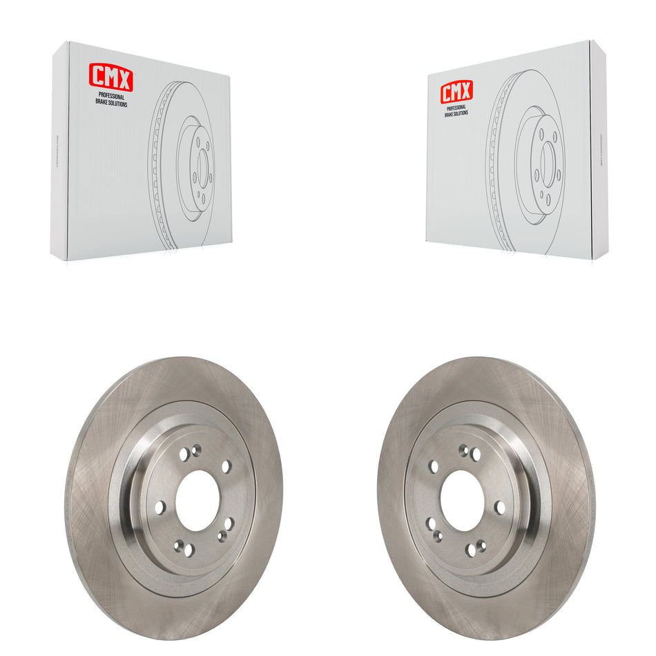 Rear Disc Brake Rotors Pair For Hyundai Ioniq 5 Genesis Kia EV6 GV70 6 GV60 G80 K8-102633