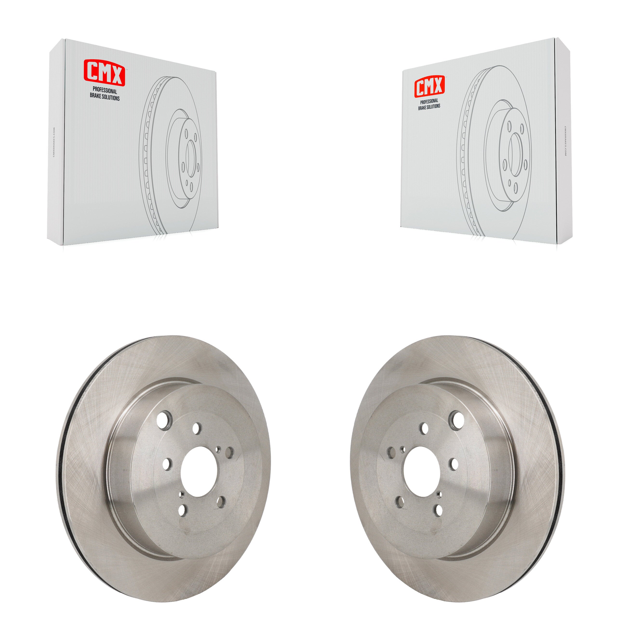 Rear Disc Brake Rotors Pair For Subaru BRZ Toyota 86 With Brembo Brakes K8-102636