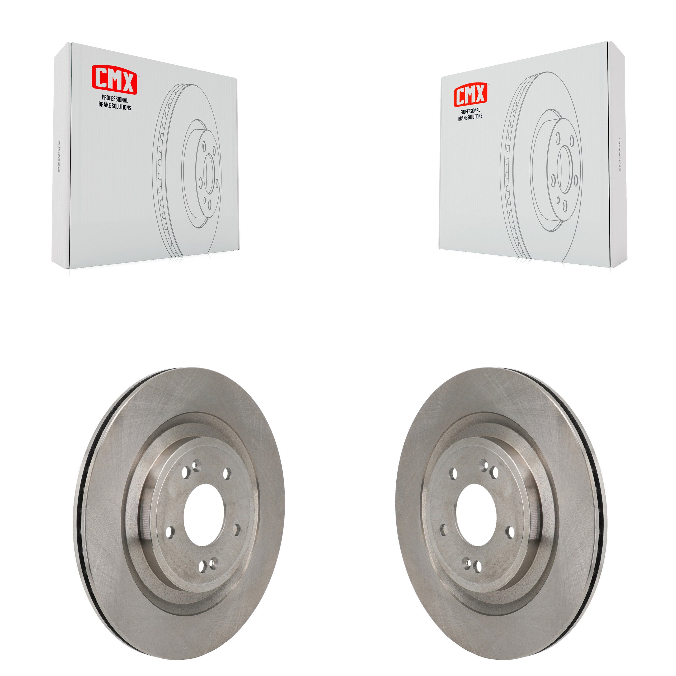 Rear Disc Brake Rotors Pair For Hyundai Santa Fe Kia Sorento K8-102638
